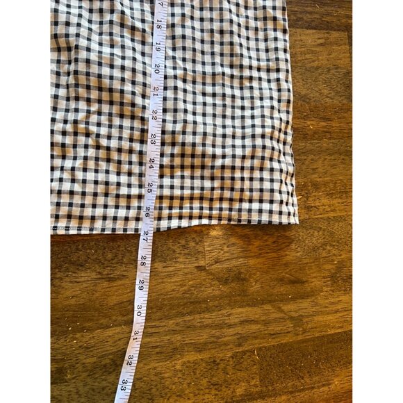 Weekend Suzanne Betro flutter Sleeve Gingham V-Neck blouse Size 4X - Picture 9 of 9